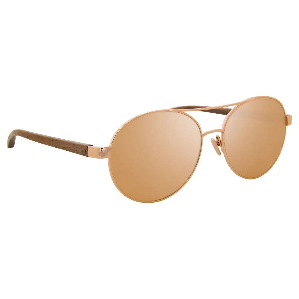 Linda Farrow 559 C3 Aviator Sunglasses sold by Linda Farrow product image thumbnail 2