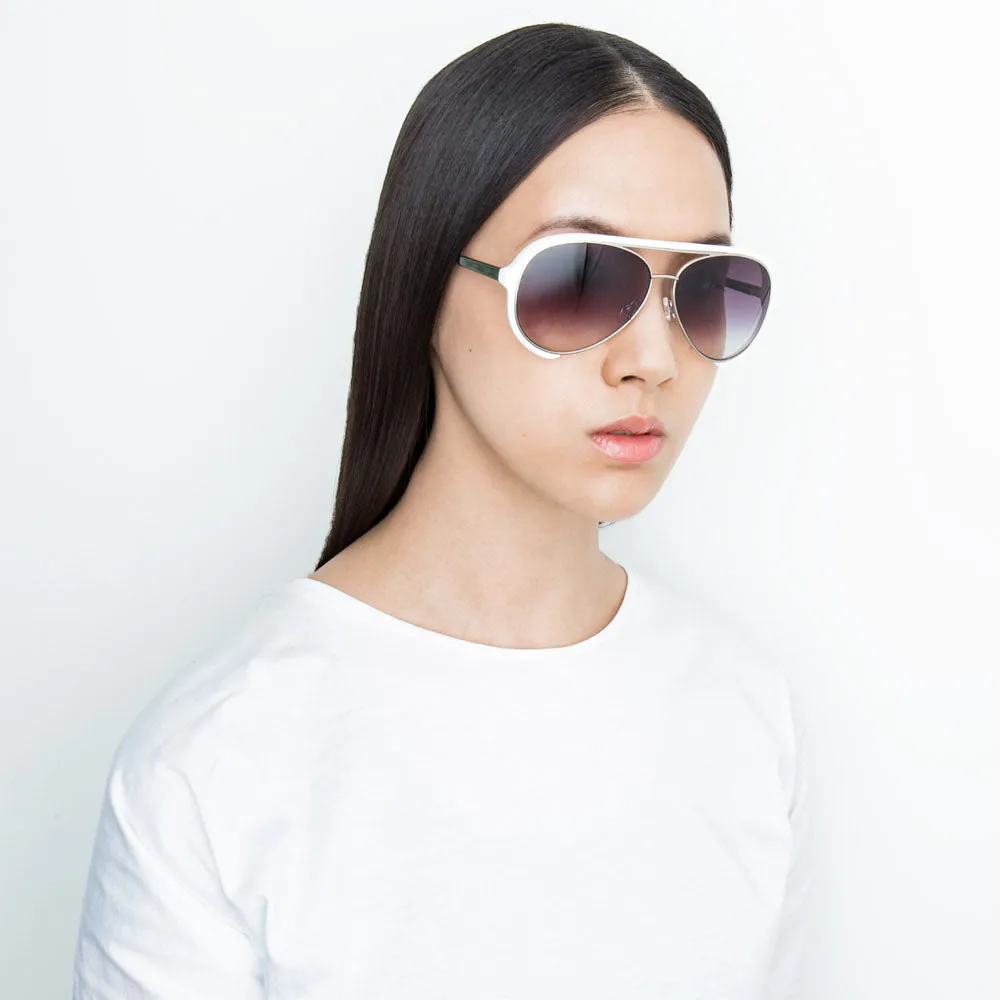 Sacai 3 C3 Aviator Sunglasses sold by Linda Farrow