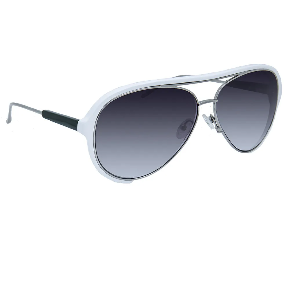 Sacai 3 C3 Aviator Sunglasses sold by Linda Farrow product image thumbnail 2