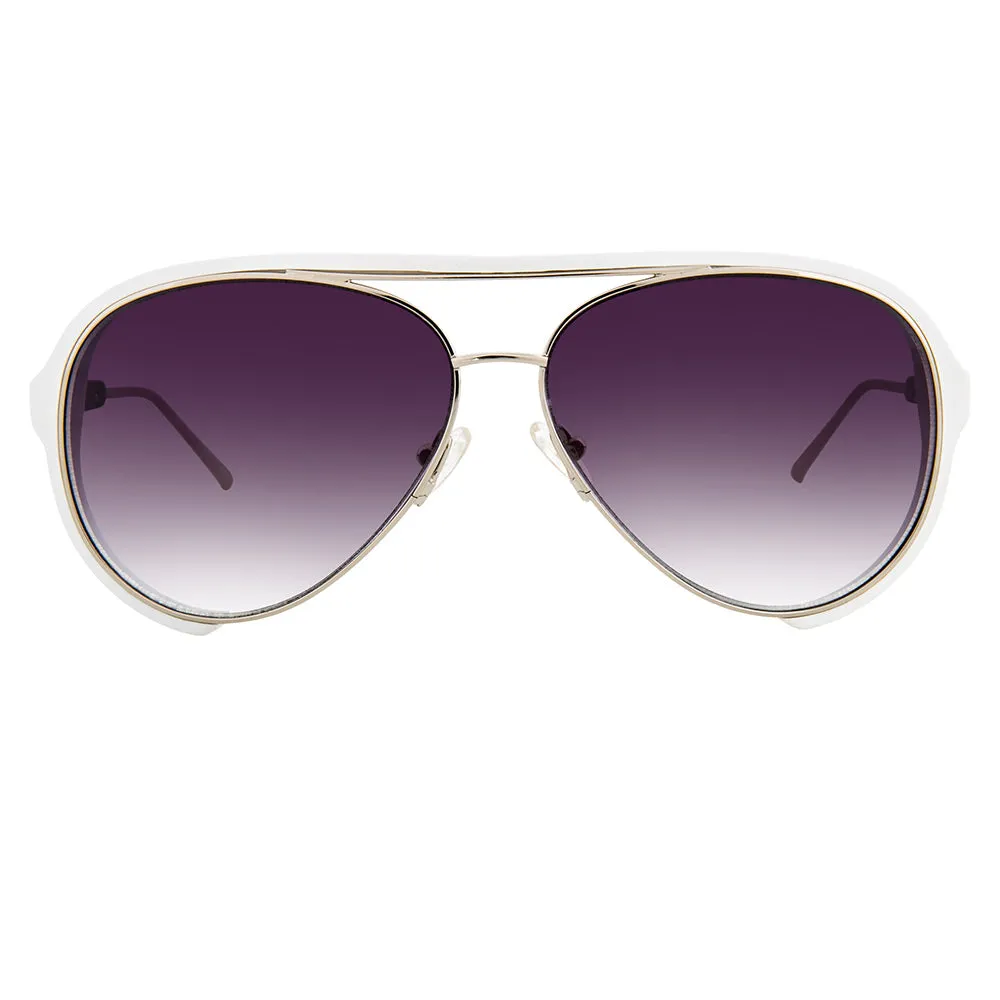 Sacai 3 C3 Aviator Sunglasses sold by Linda Farrow product image thumbnail 3