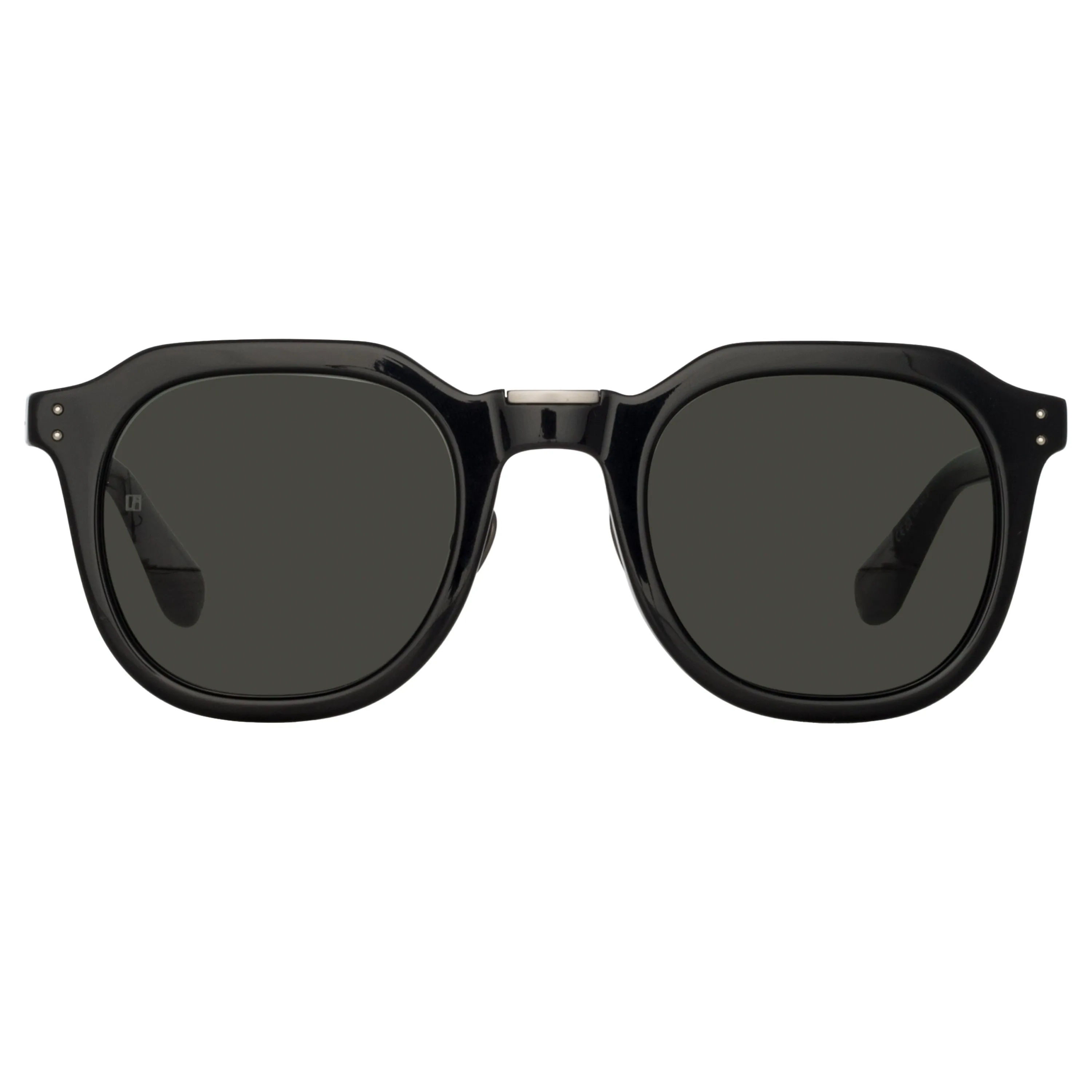 Fletcher Angular Sunglasses in Black and Grey sold by Linda Farrow product image thumbnail 2
