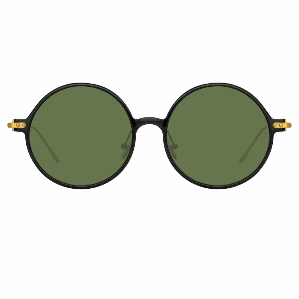 Linda Farrow Linear Savoye A C9 Round Sunglasses sold by Linda Farrow