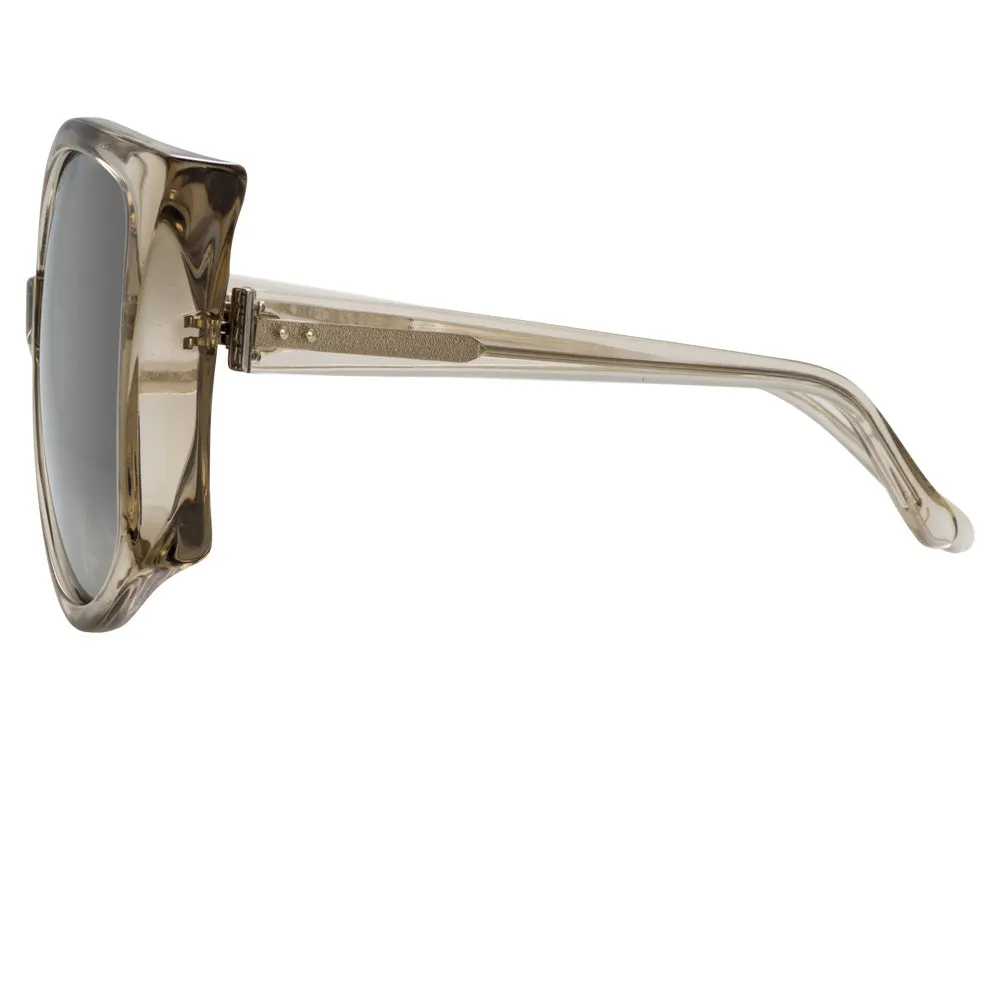 Linda Farrow Lerretta C6 Oversized Sunglasses sold by Linda Farrow product image thumbnail 3