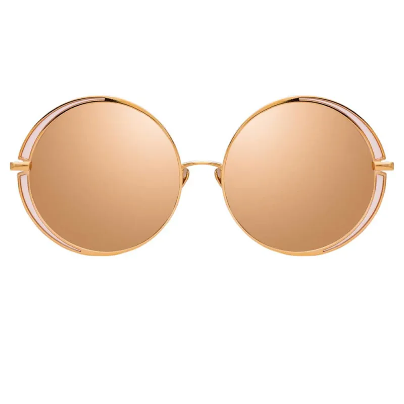 Linda Farrow Hart C7 Round Sunglasses sold by Linda Farrow