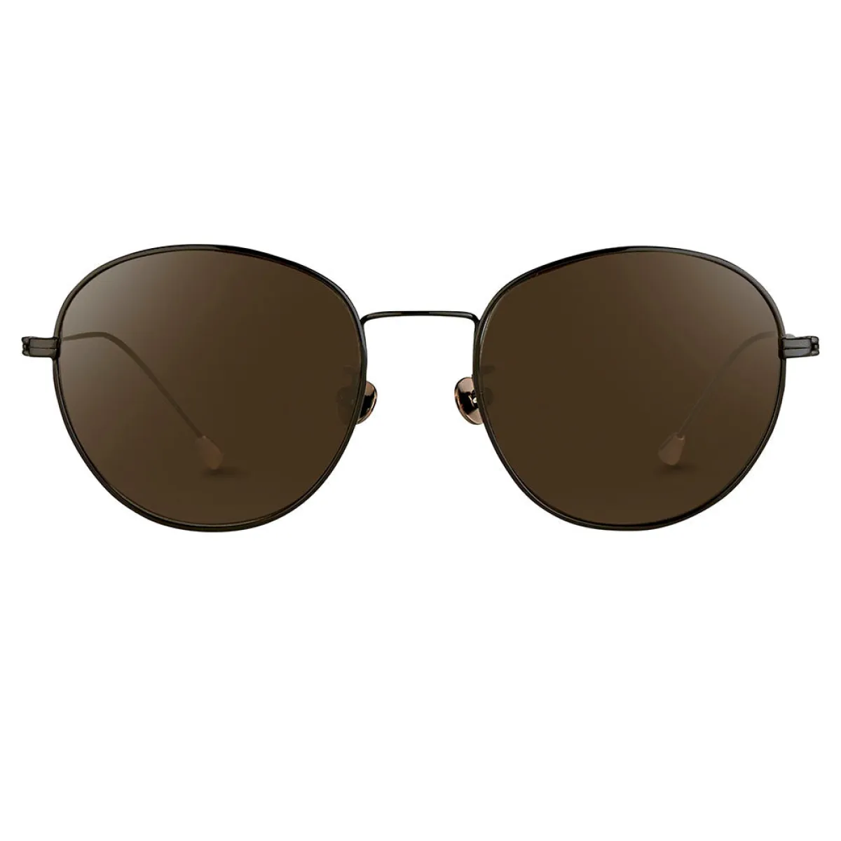 Ann demeulemeester Linda Farrow 眼鏡 Ann Demeulemeester Black and Grey Linda Farrow Edition