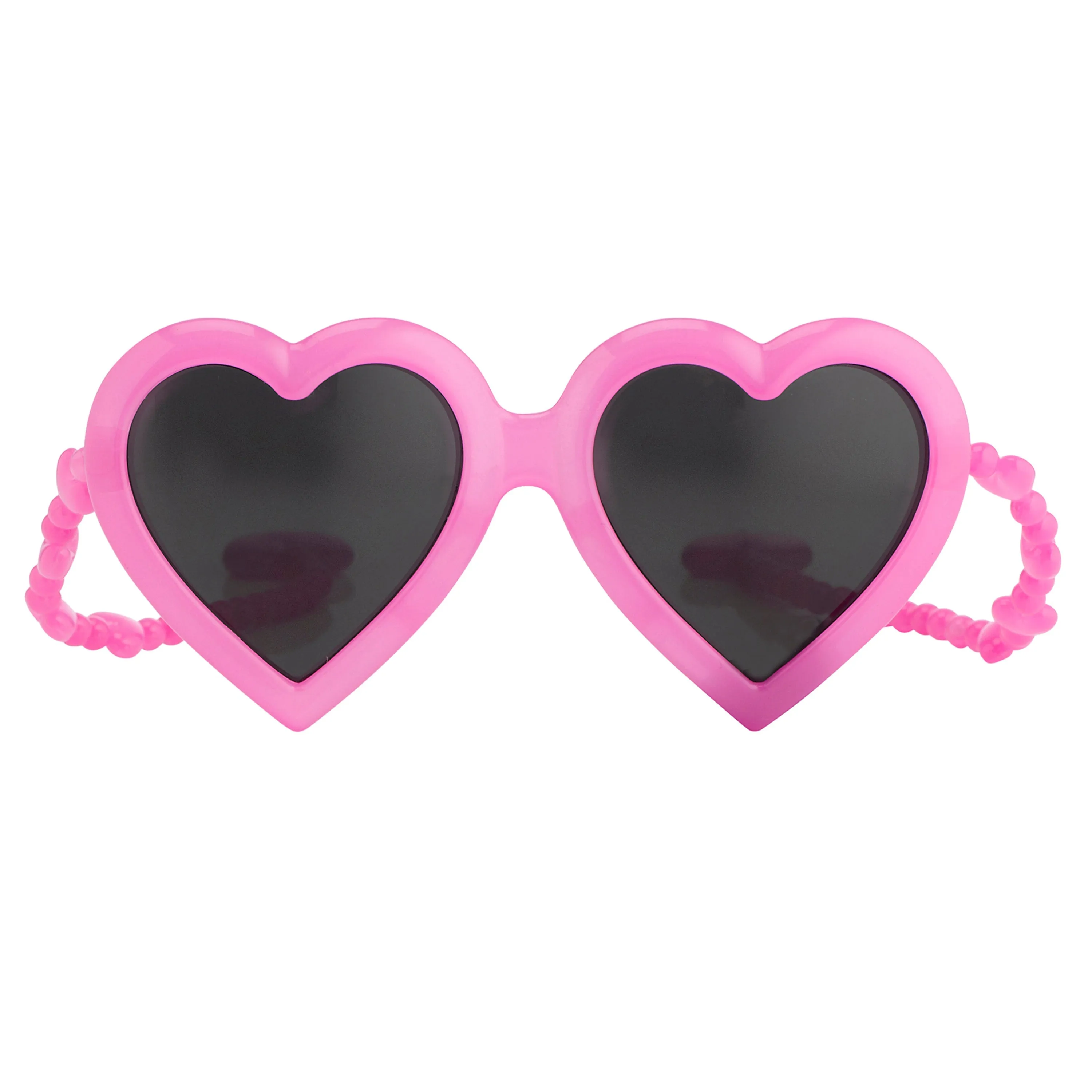 Jeremy Scott Heart Sunglasses in Pink sold by Linda Farrow