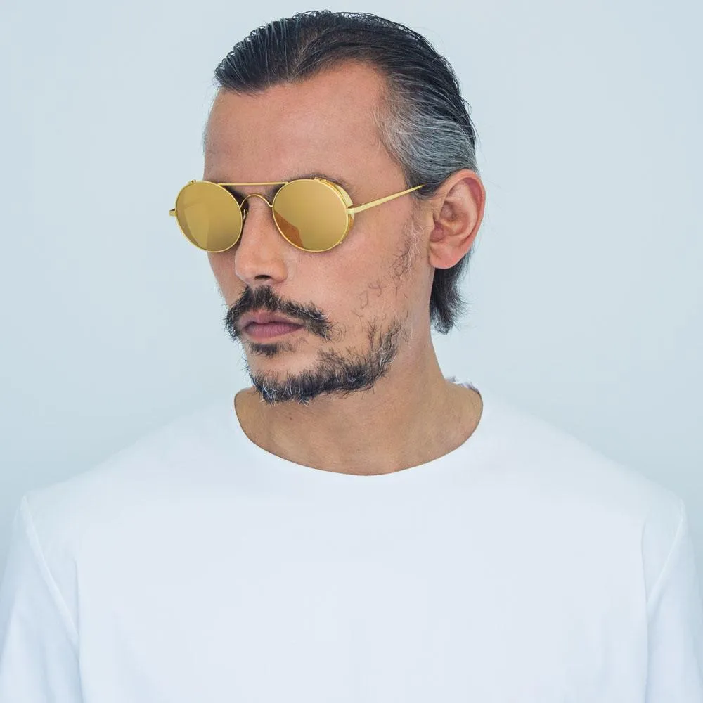 Linda Farrow 427 C1 Oval Sunglasses sold by Linda Farrow product image thumbnail 5