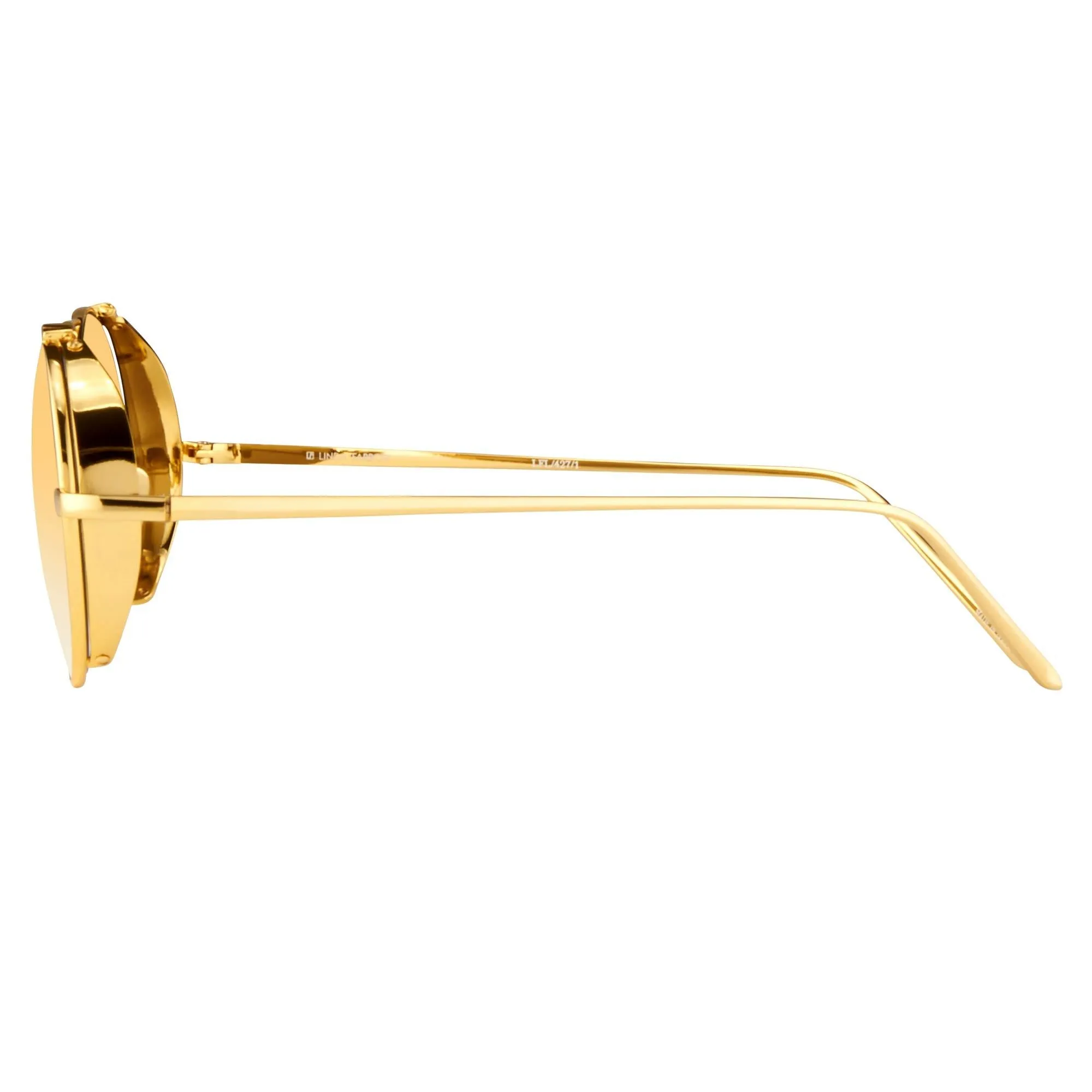 Linda Farrow 427 C1 Oval Sunglasses sold by Linda Farrow product image thumbnail 2