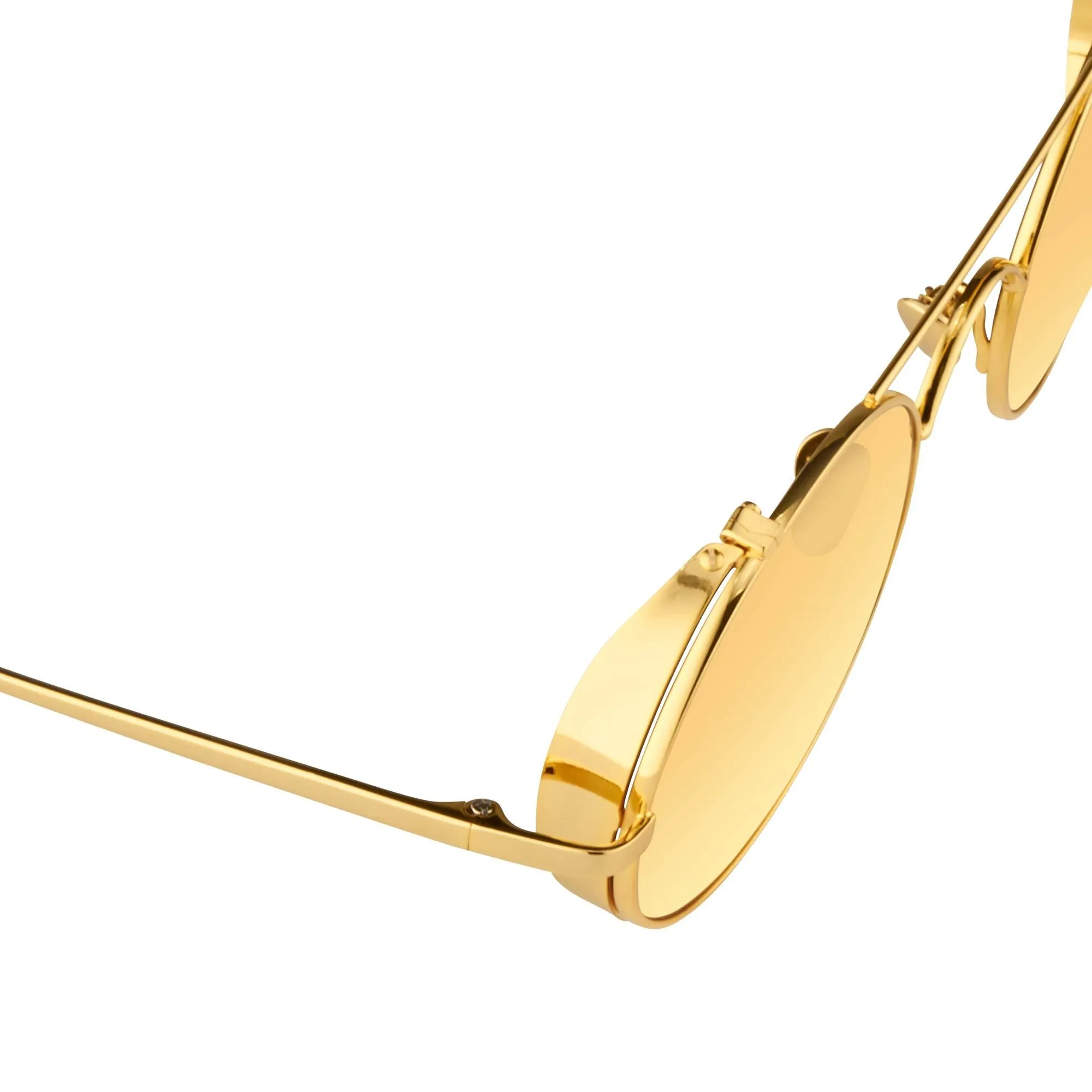 Linda Farrow 427 C1 Oval Sunglasses sold by Linda Farrow product image thumbnail 3