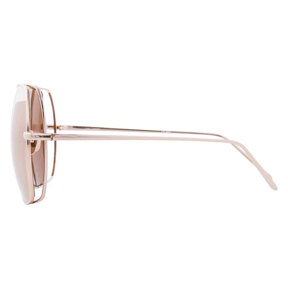 Linda Farrow 590 C3 Oversized Sunglasses sold by Linda Farrow product image thumbnail 3