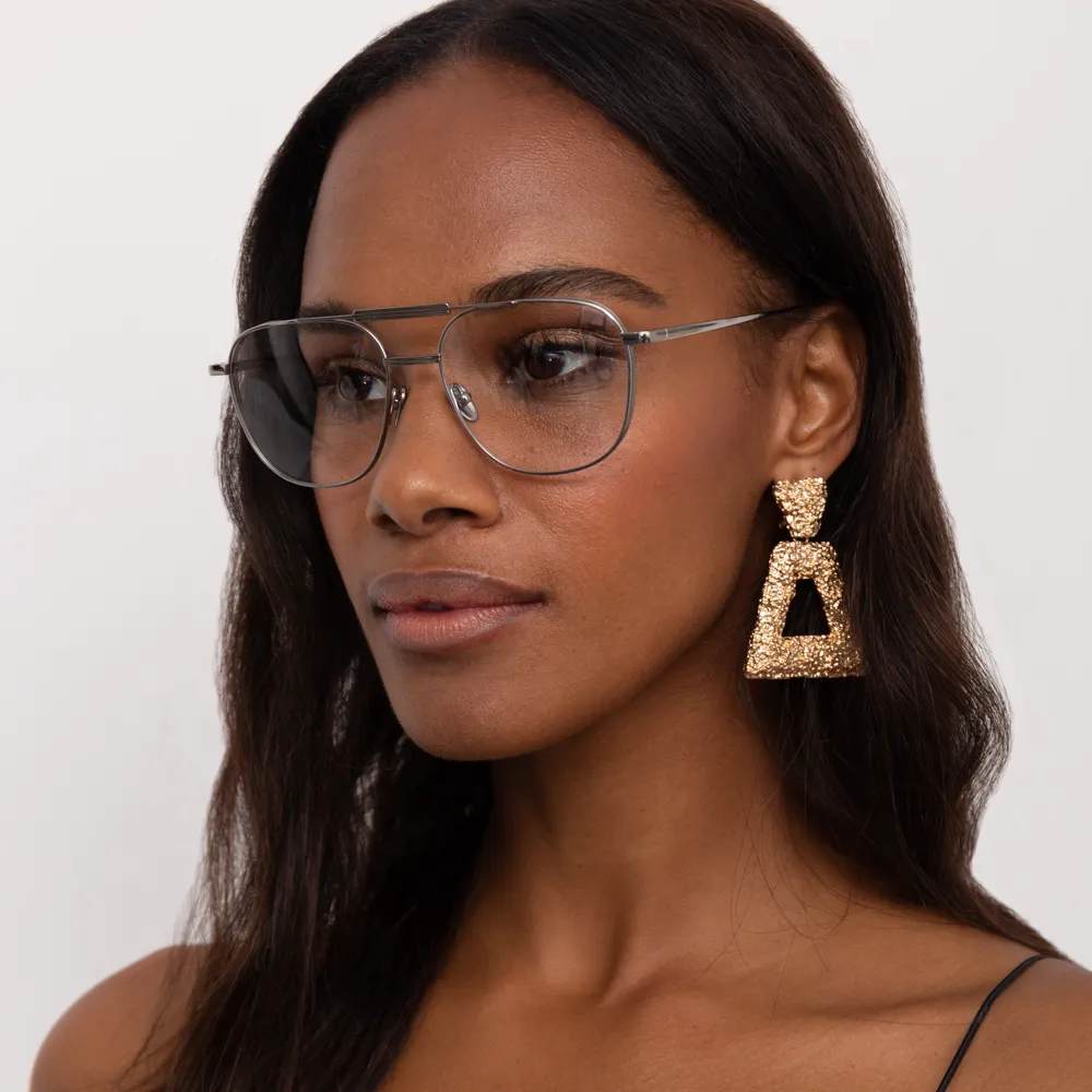 Wilder Aviator Optical Frame in Yellow Gold sold by Linda Farrow product image thumbnail 2