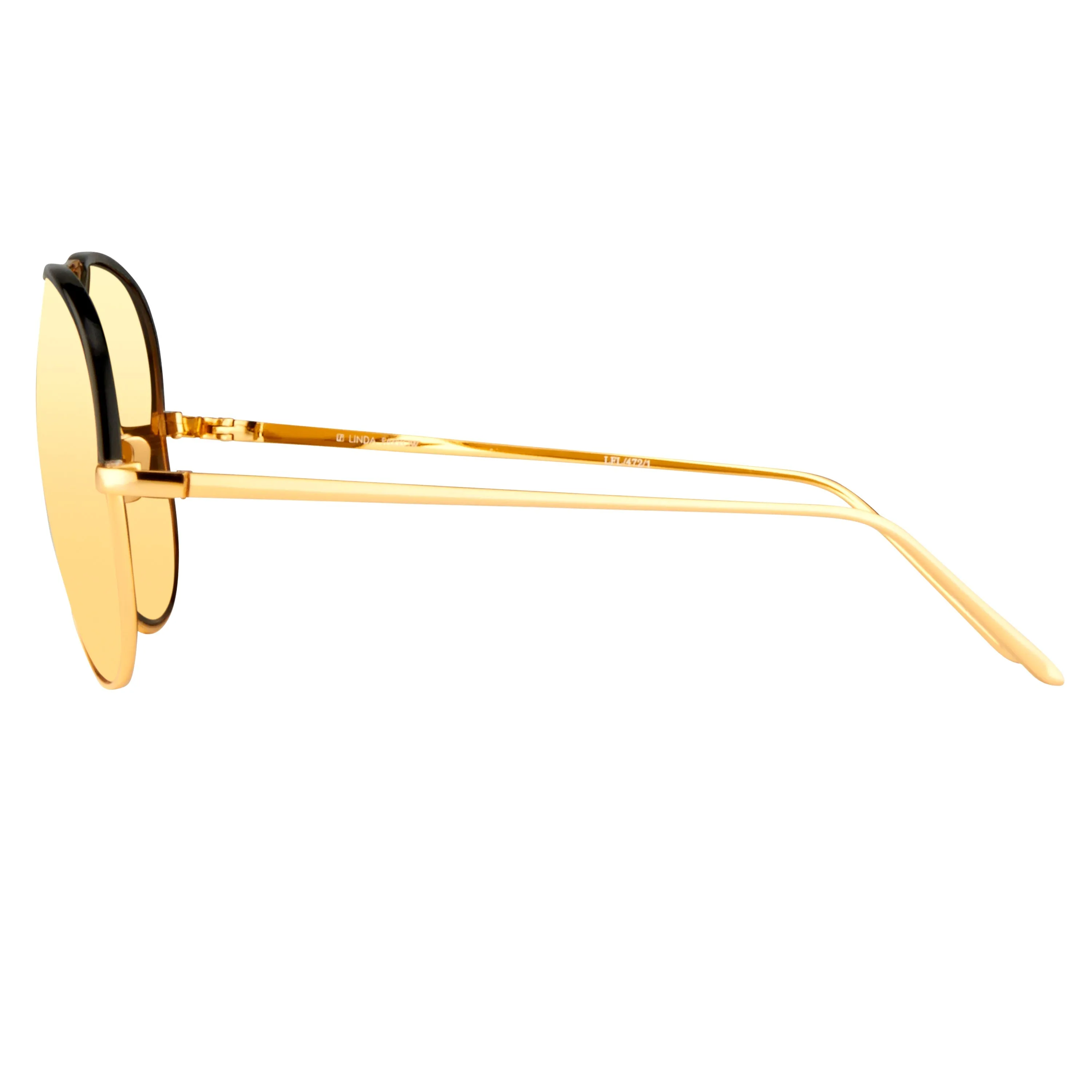 Linda Farrow 472 C1 Aviator Sunglasses sold by Linda Farrow product image thumbnail 3