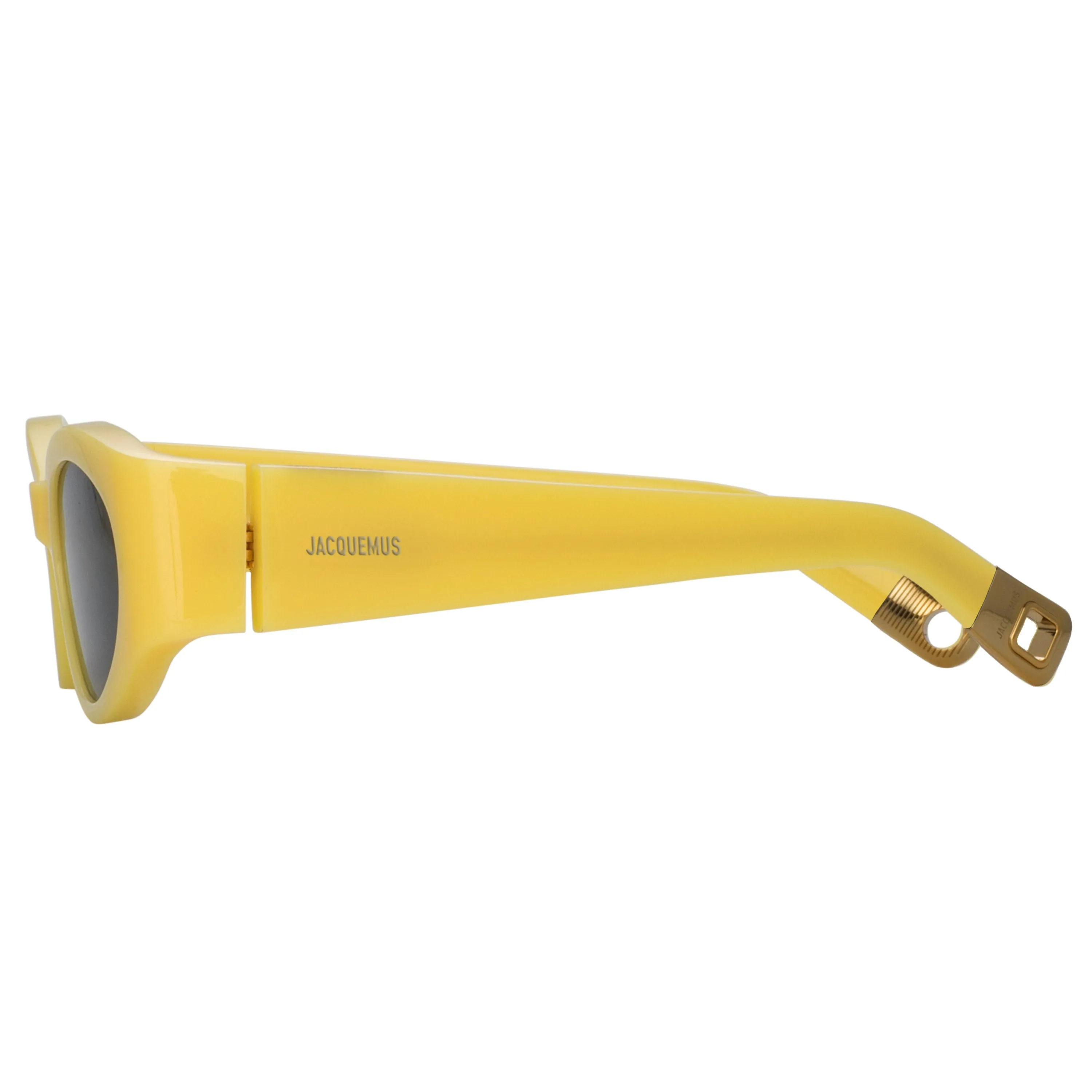 Ovalo Oval Sunglasses in Yellow by Jacquemus sold by Linda Farrow product image thumbnail 5