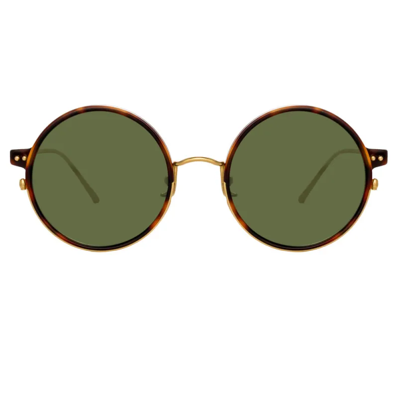 Linda Farrow Lara C2 Round Sunglasses sold by Linda Farrow