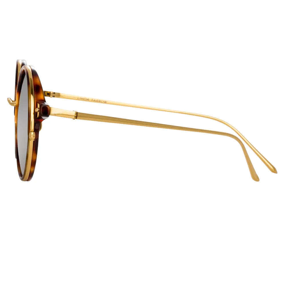 Linda Farrow Lara C2 Round Sunglasses sold by Linda Farrow product image thumbnail 3