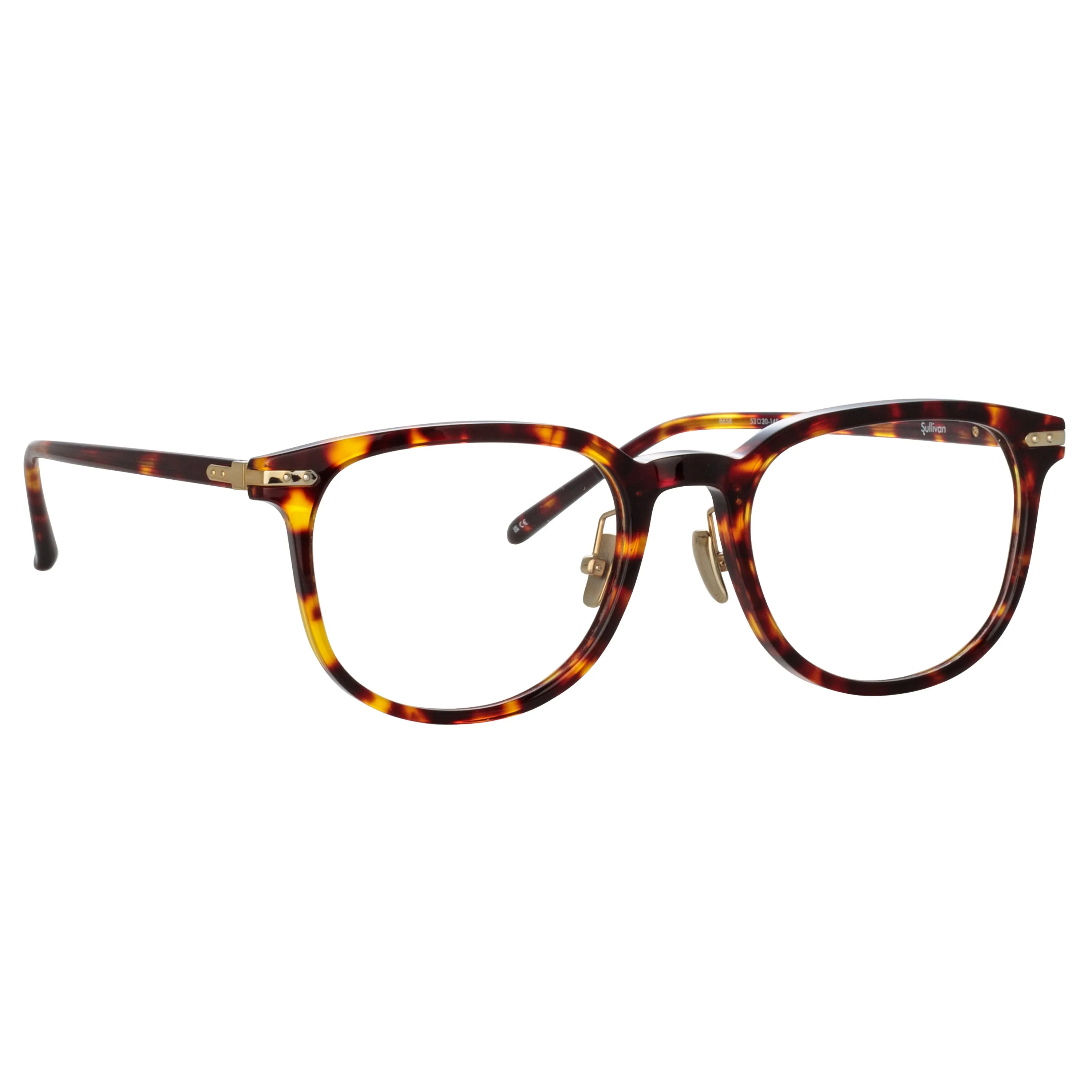 Sullivan Optical D-Frame in Tortoiseshell (Asian Fit) sold by Linda Farrow product image thumbnail 3