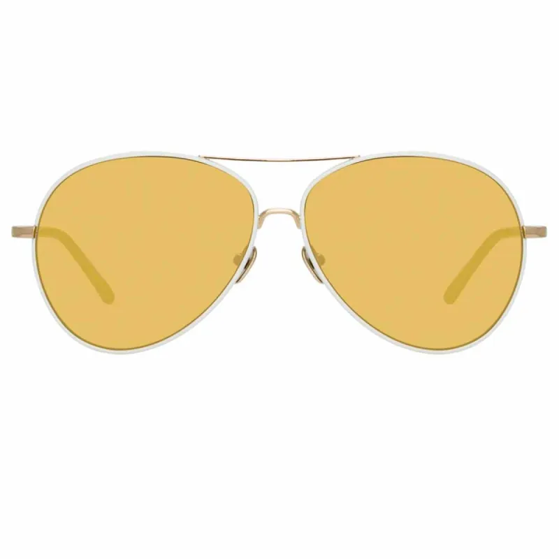 Linda Farrow Diabolo C11 Aviator Sunglasses sold by Linda Farrow