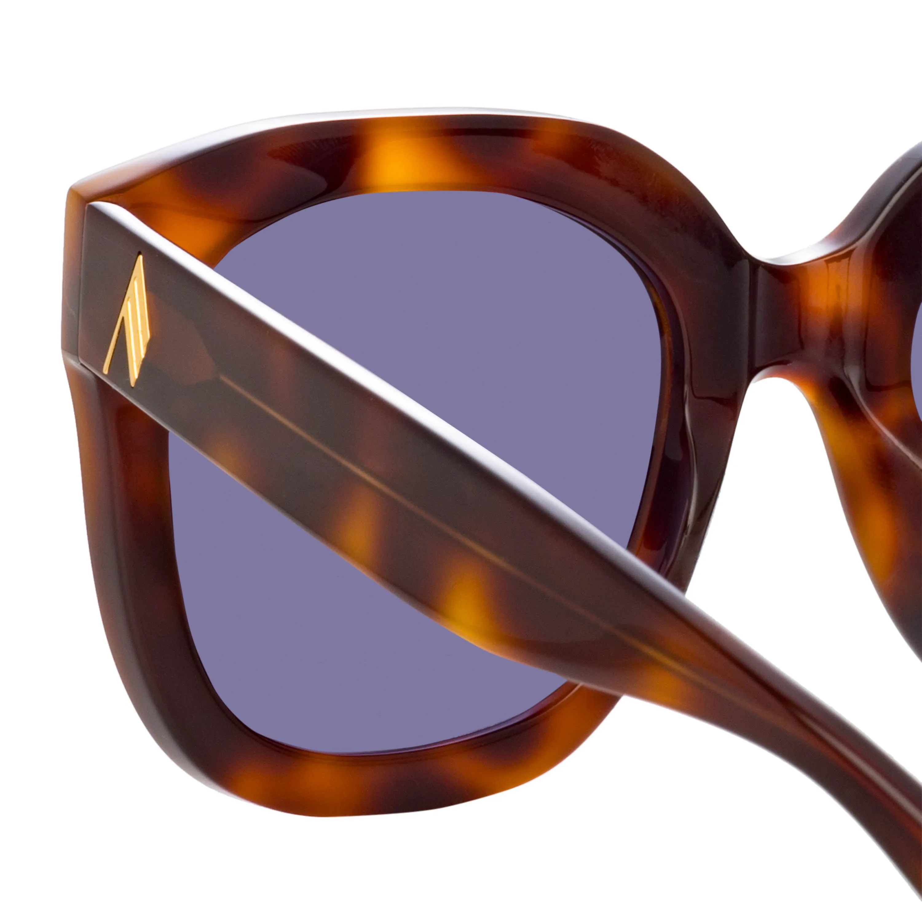 The Attico Zoe Oversized Sunglasses in Tortoiseshell sold by Linda Farrow product image thumbnail 5