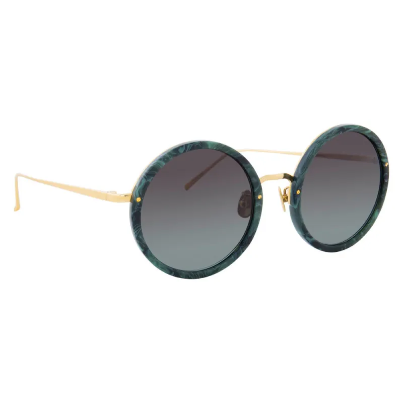 Linda Farrow Tracy C49 Round Sunglasses sold by Linda Farrow