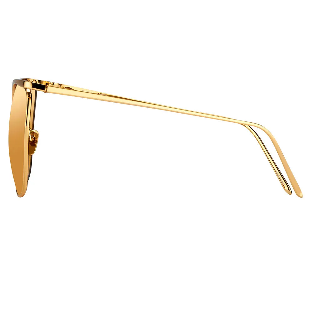 Linda Farrow 509 C1 Browline Sunglasses sold by Linda Farrow product image thumbnail 3