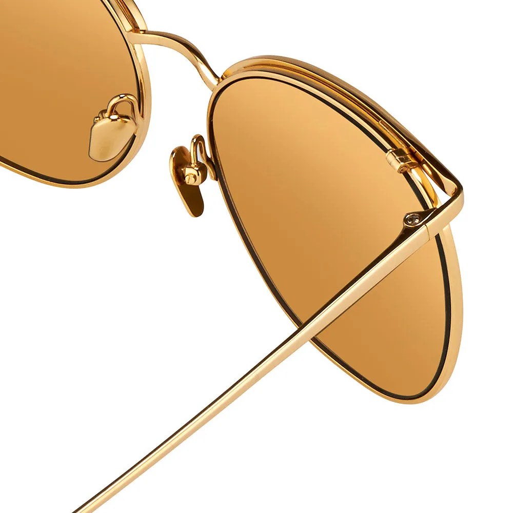 Linda Farrow 509 C1 Browline Sunglasses sold by Linda Farrow product image thumbnail 4