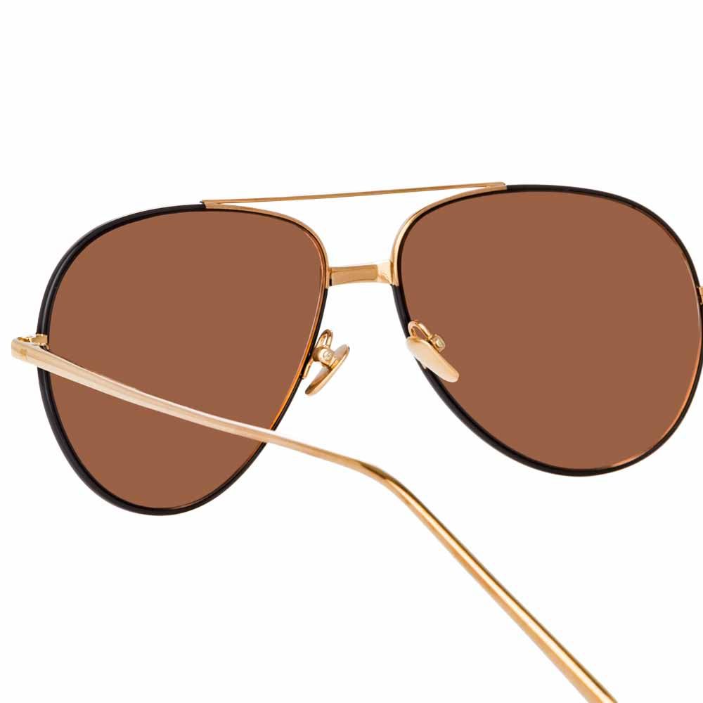 Linda Farrow Salem C17 Aviator Sunglasses sold by Linda Farrow product image thumbnail 4