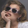 Debbie D-Frame Sunglasses in Renaissance sold by Linda Farrow
