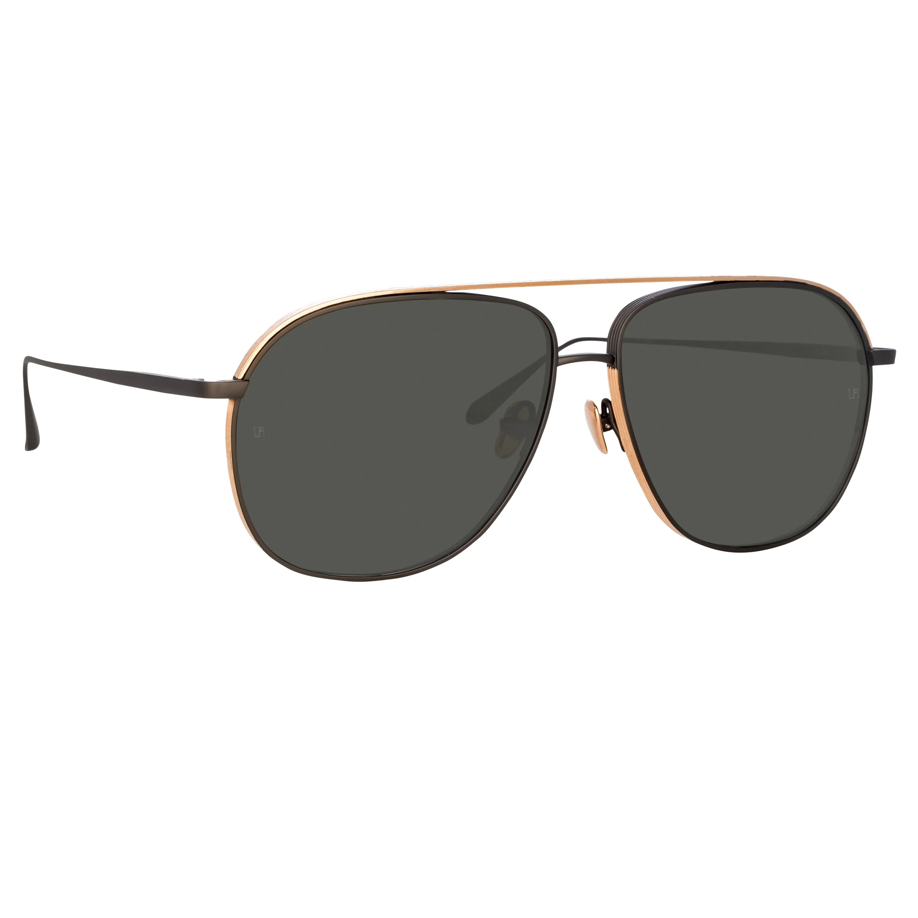 Matis Aviator Sunglasses in Black sold by Linda Farrow product image thumbnail 3
