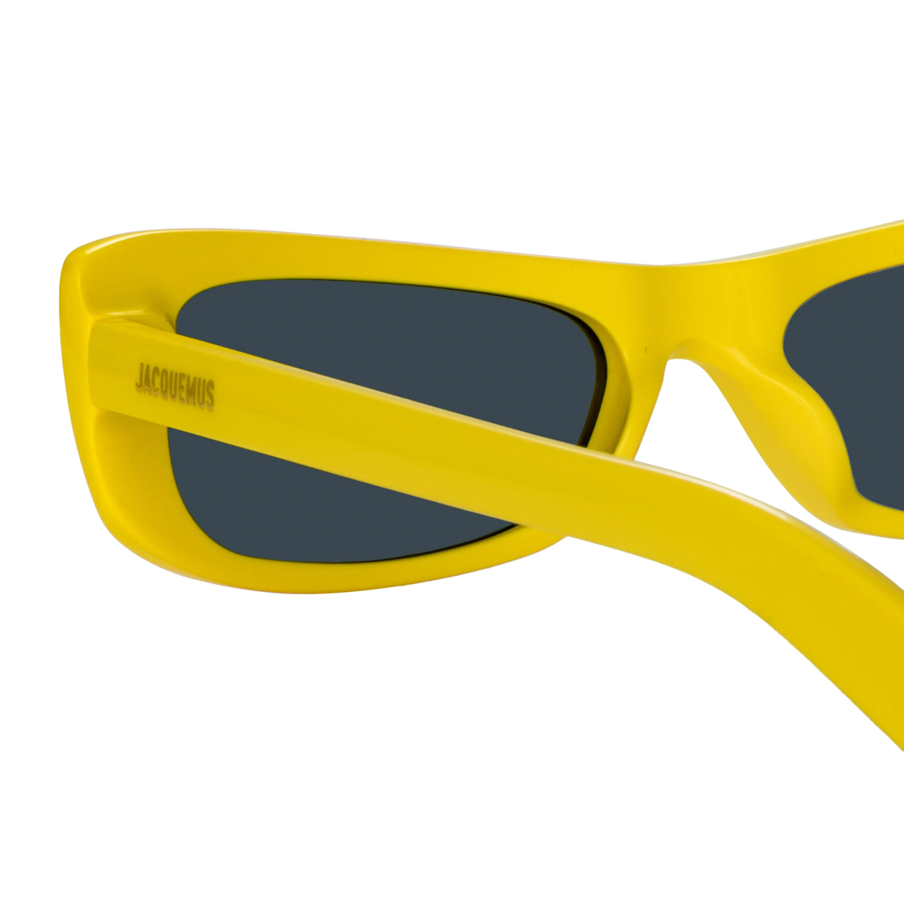 Capri Rectangular Sunglasses in Celadine by Jacquemus sold by Linda Farrow product image thumbnail 5