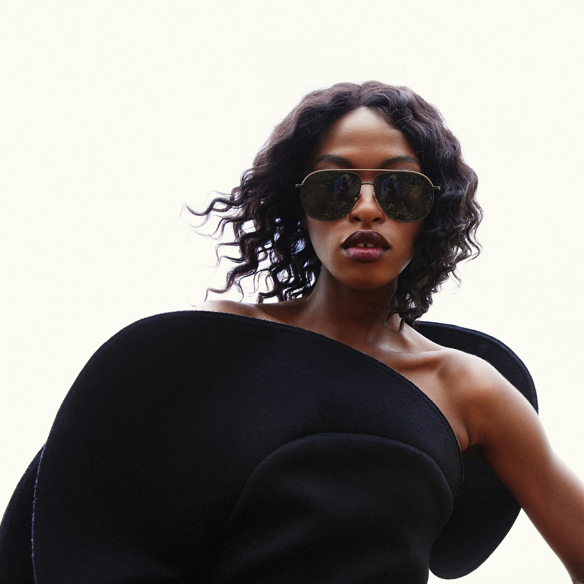 Matis Aviator Sunglasses in Black sold by Linda Farrow product image thumbnail 2