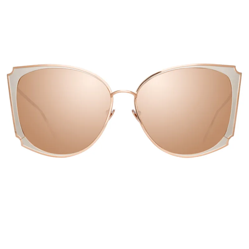 Linda Farrow Tahra C4 Cat Eye Sunglasses sold by Linda Farrow