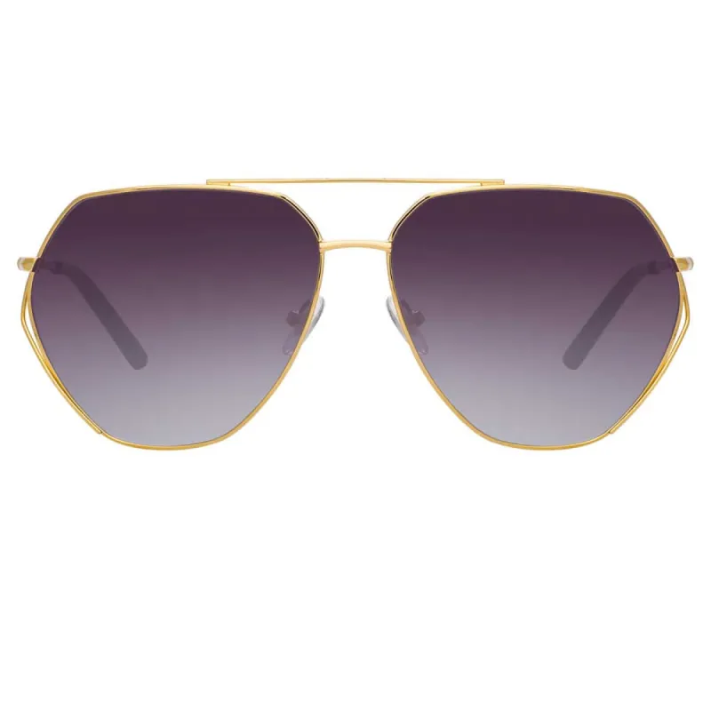 Matthew Williamson Lotus C1 Aviator Sunglasses sold by Linda Farrow