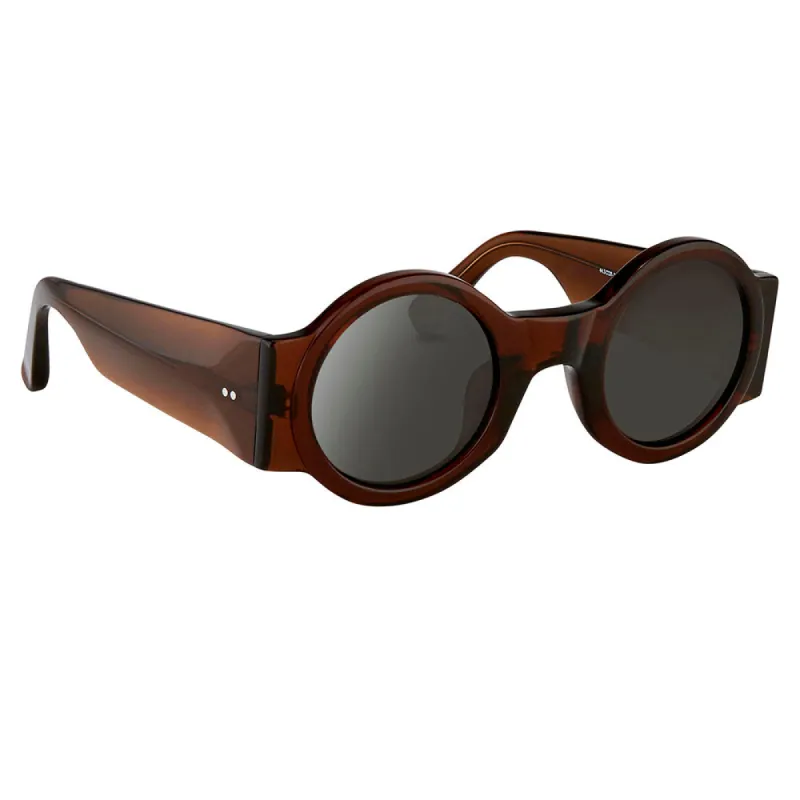 Dries van Noten 98 C8 Round Sunglasses sold by Linda Farrow
