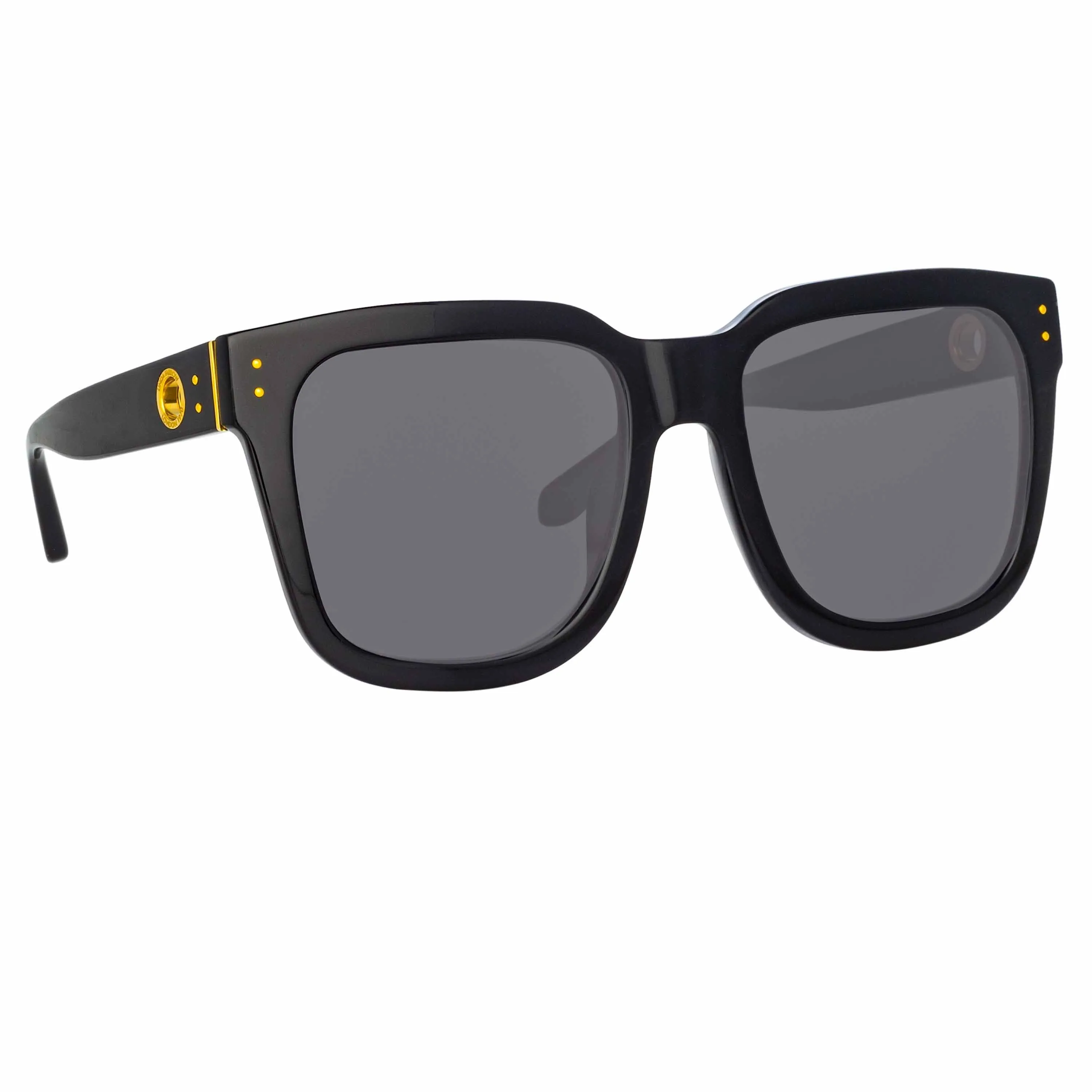 Freya Square Sunglasses in Black sold by Linda Farrow product image thumbnail 3