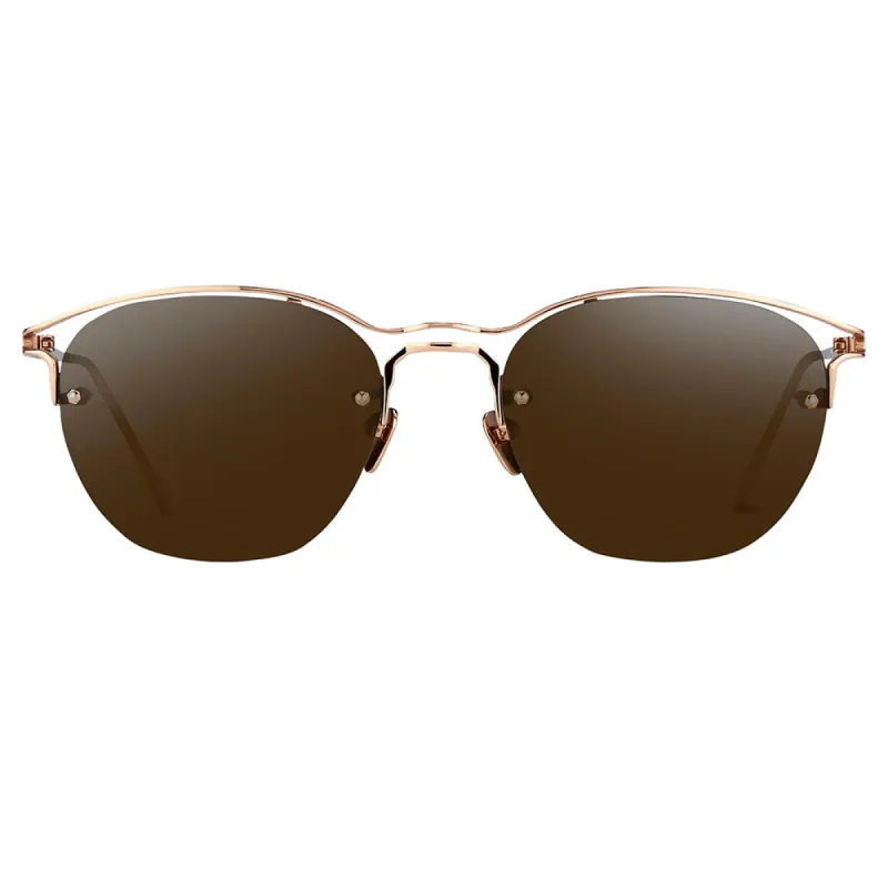 Linda Farrow 538 C6 Browline Sunglasses sold by Linda Farrow