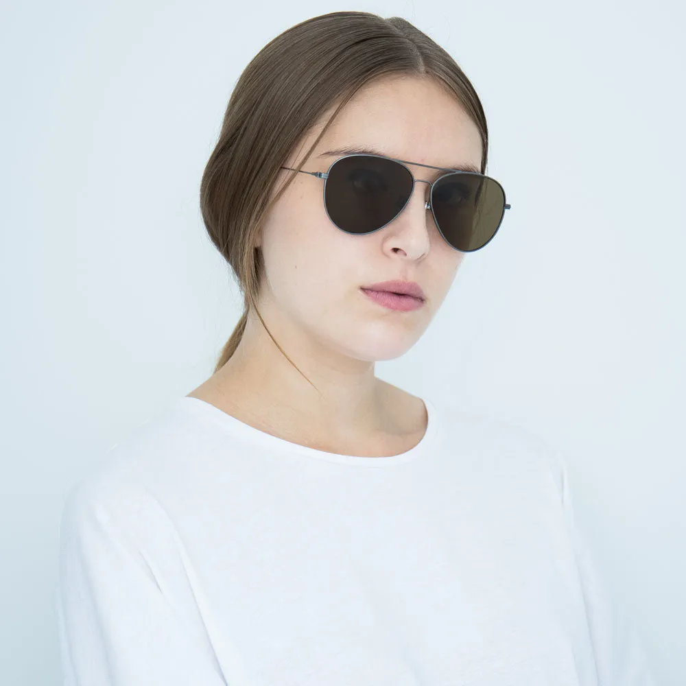Linda Farrow Ann Demeulemeester 40 C3 Aviator Sunglasses