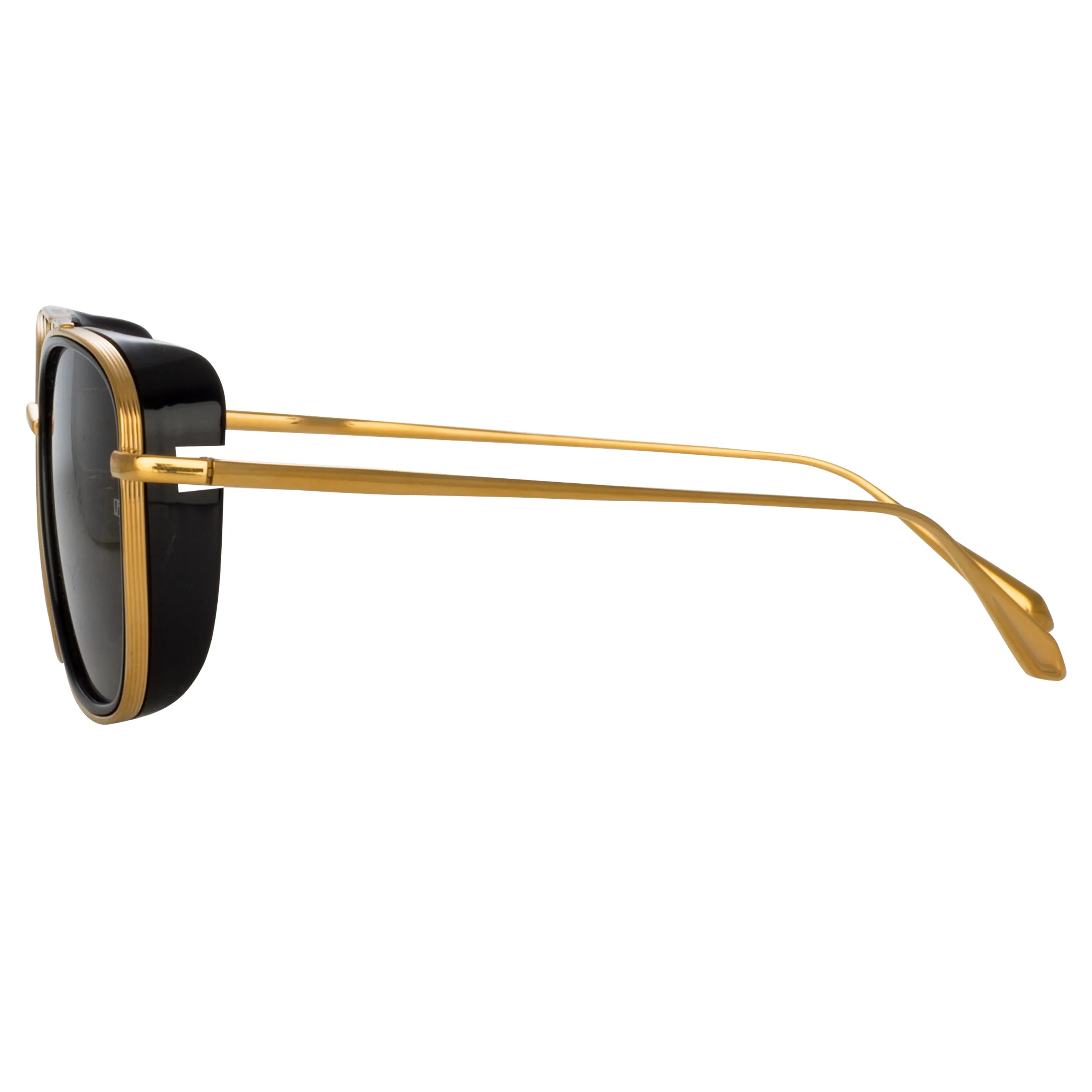 Jarvis Aviator Sunglasses in Black sold by Linda Farrow product image thumbnail 4