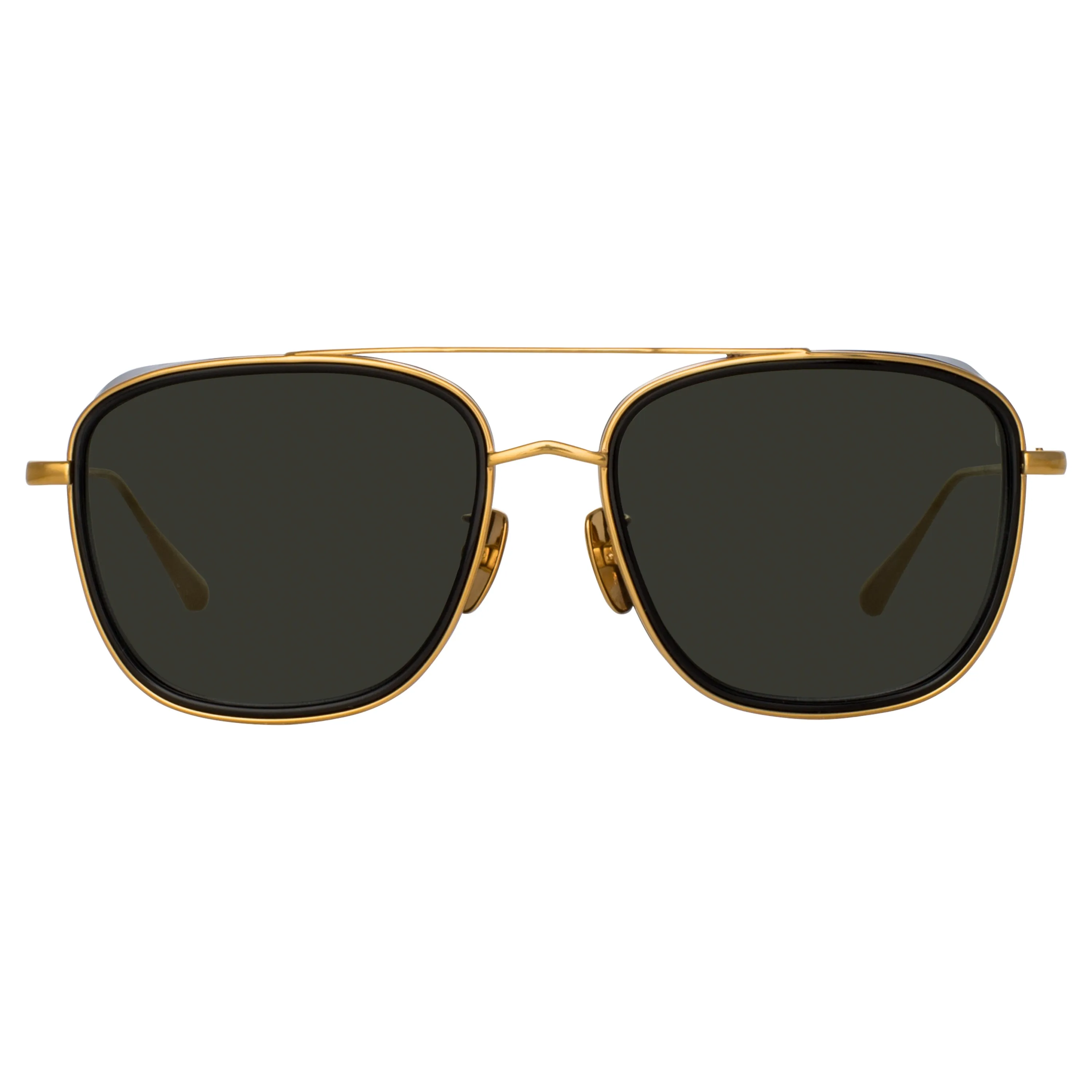 Jarvis Aviator Sunglasses in Black sold by Linda Farrow product image thumbnail 2