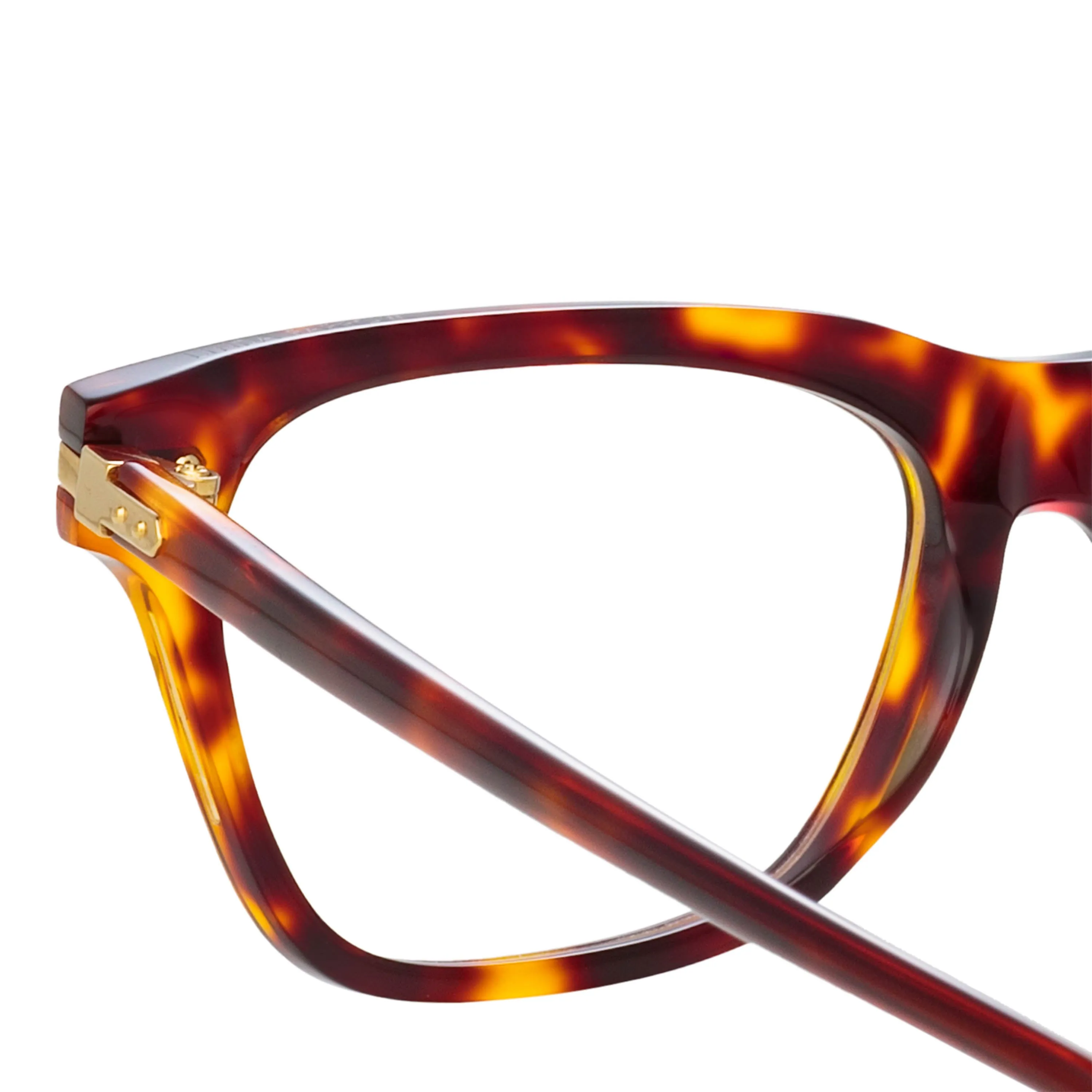 Mae Cat Eye Optical Frame in Tortoiseshell sold by Linda Farrow product image thumbnail 3