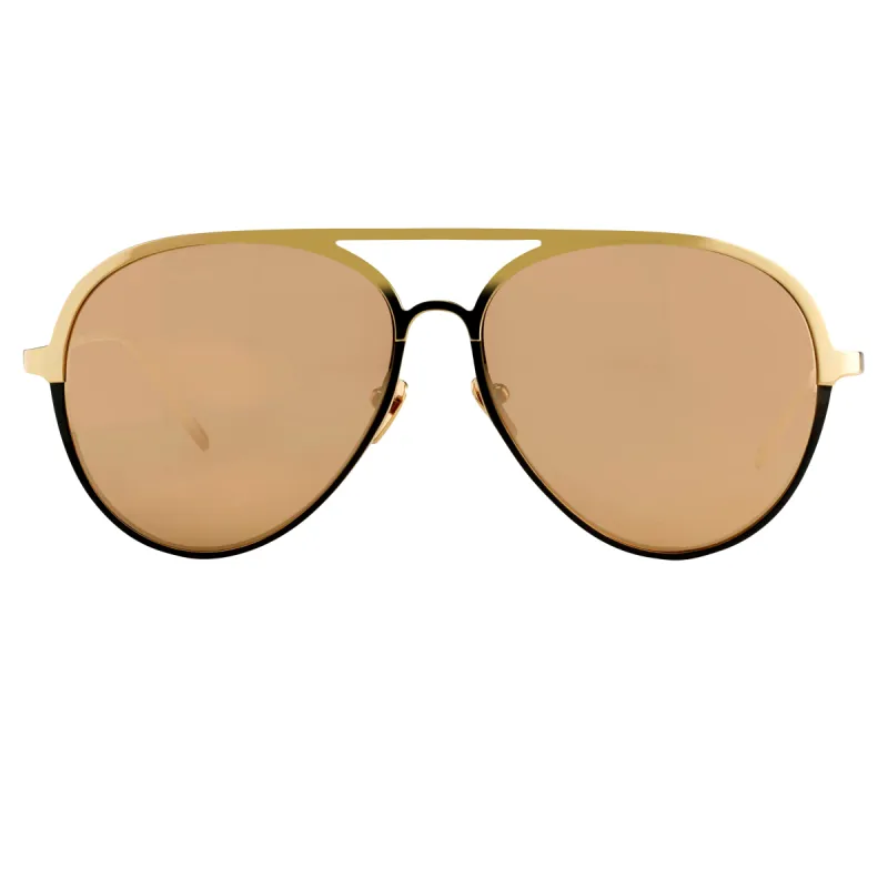 Linda Farrow 378 C3 Aviator Sunglasses sold by Linda Farrow