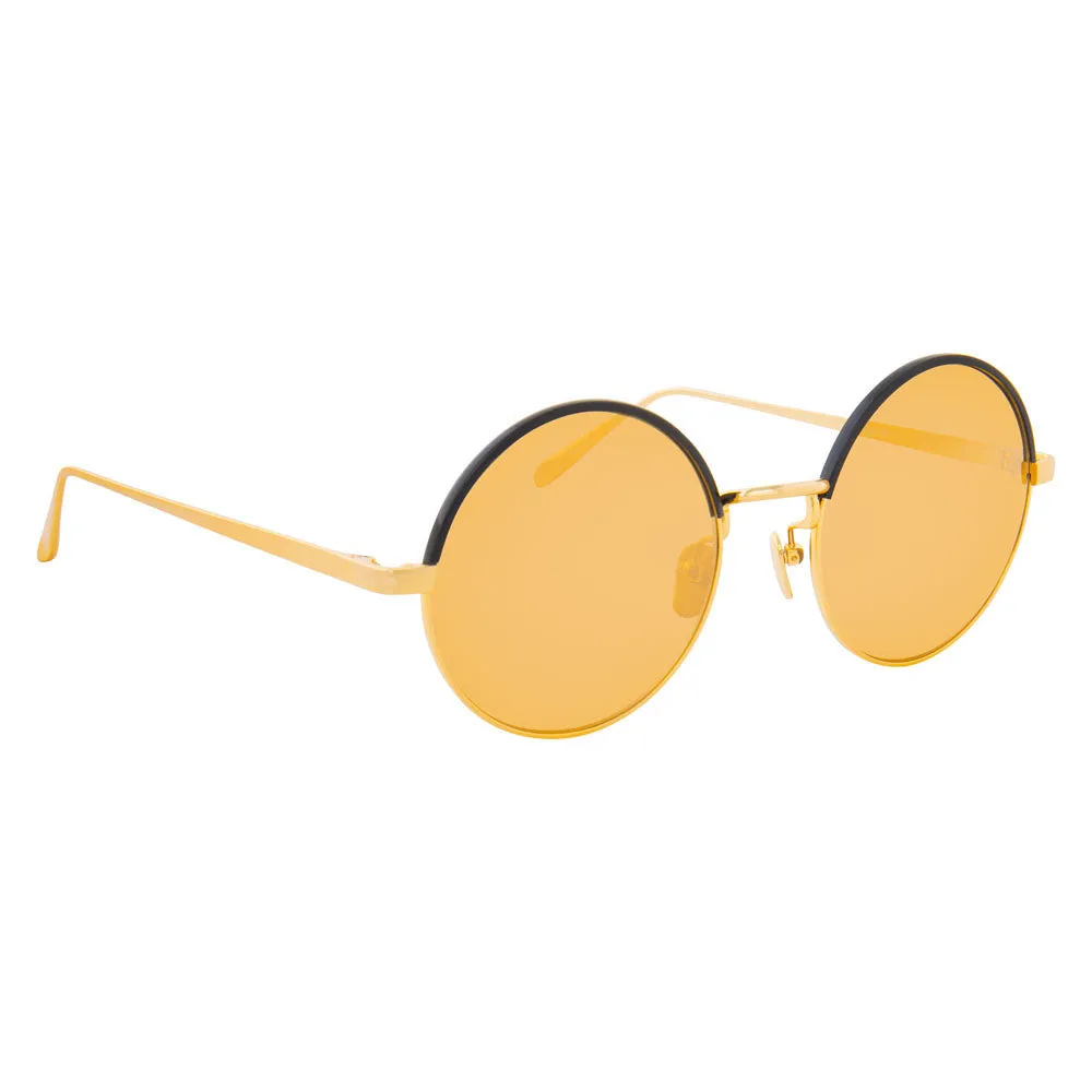 Linda Farrow 583 C5 Round Sunglasses sold by Linda Farrow product image thumbnail 2
