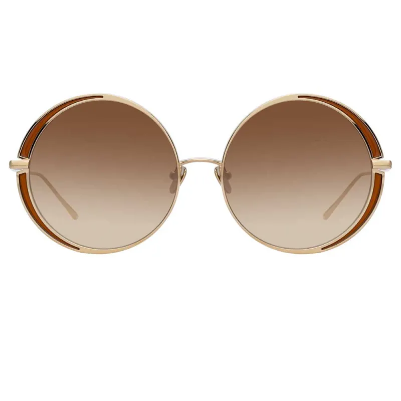 Linda Farrow Hart C9 Round Sunglasses sold by Linda Farrow