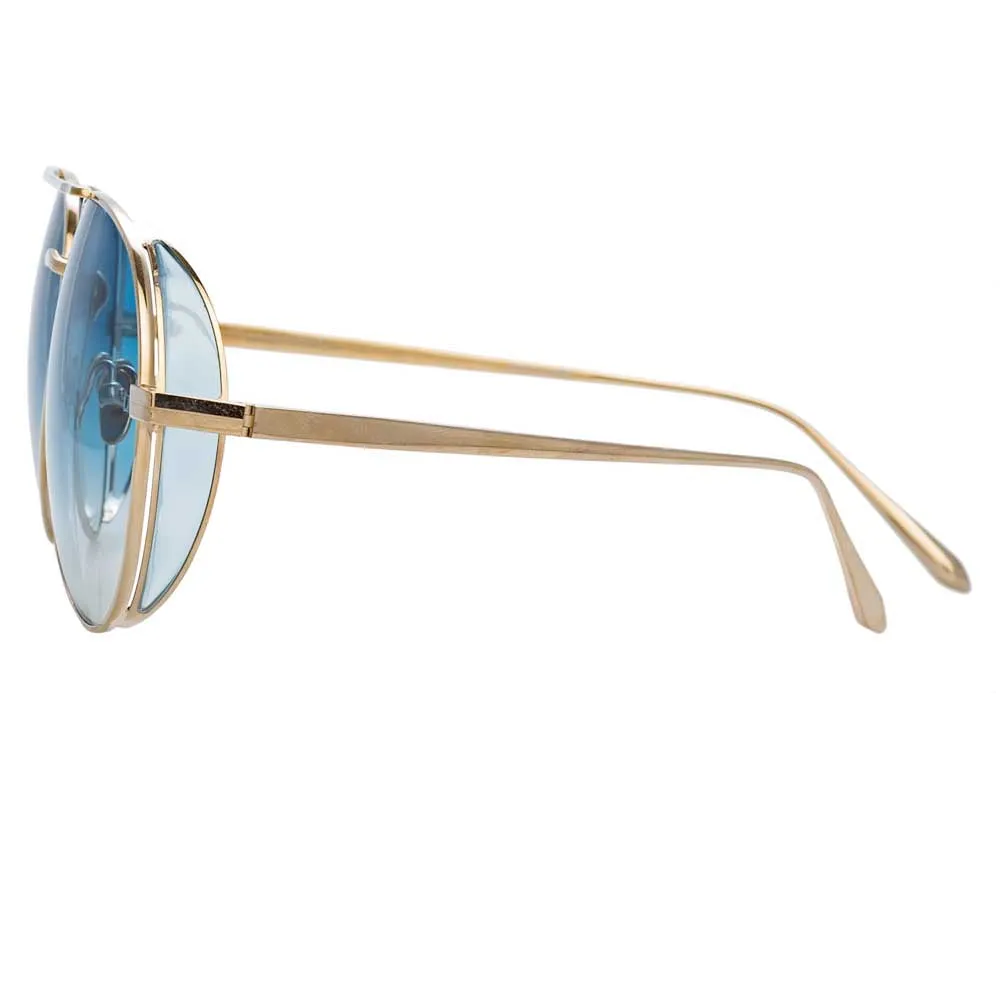 Linda Farrow Elgin C8 Aviator Sunglasses sold by Linda Farrow product image thumbnail 3
