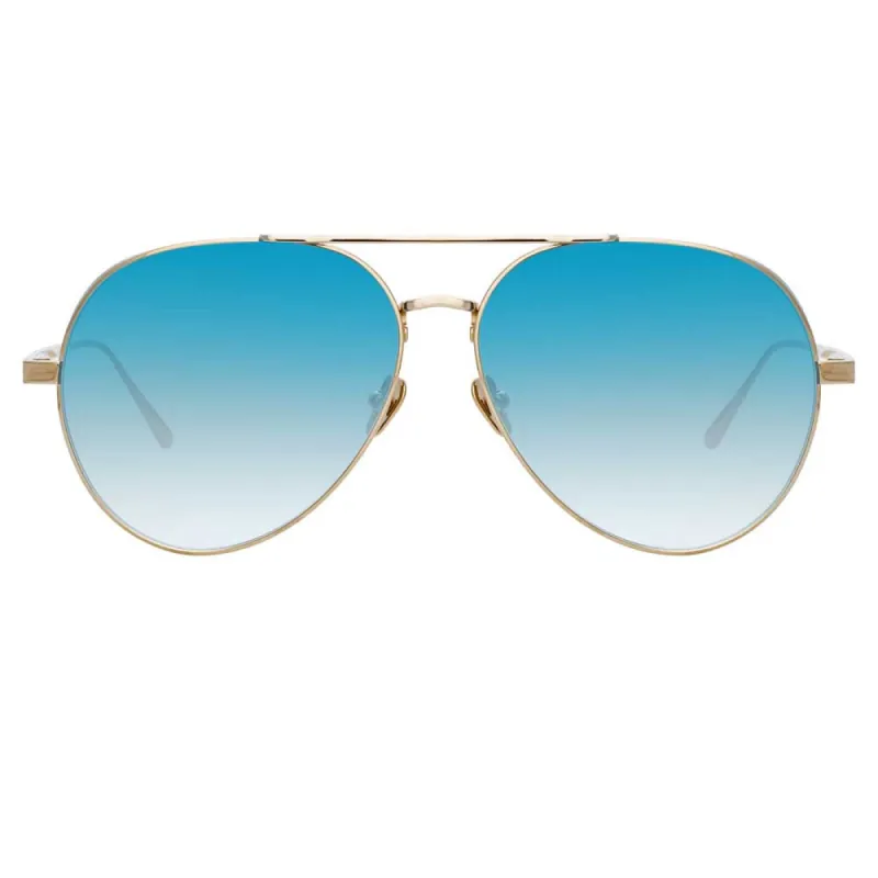 Linda Farrow Elgin C8 Aviator Sunglasses sold by Linda Farrow
