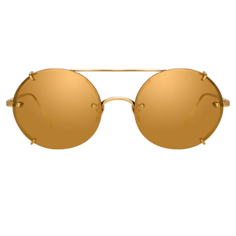Linda Farrow Grace C1 Oval Sunglasses sold by Linda Farrow