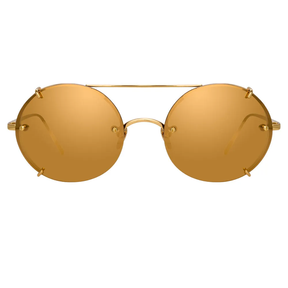 Linda Farrow Grace C1 Oval Sunglasses sold by Linda Farrow