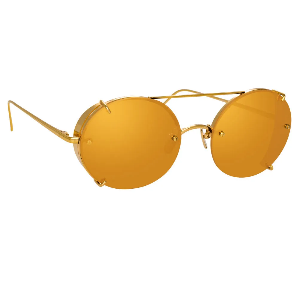 Linda Farrow Grace C1 Oval Sunglasses sold by Linda Farrow product image thumbnail 2