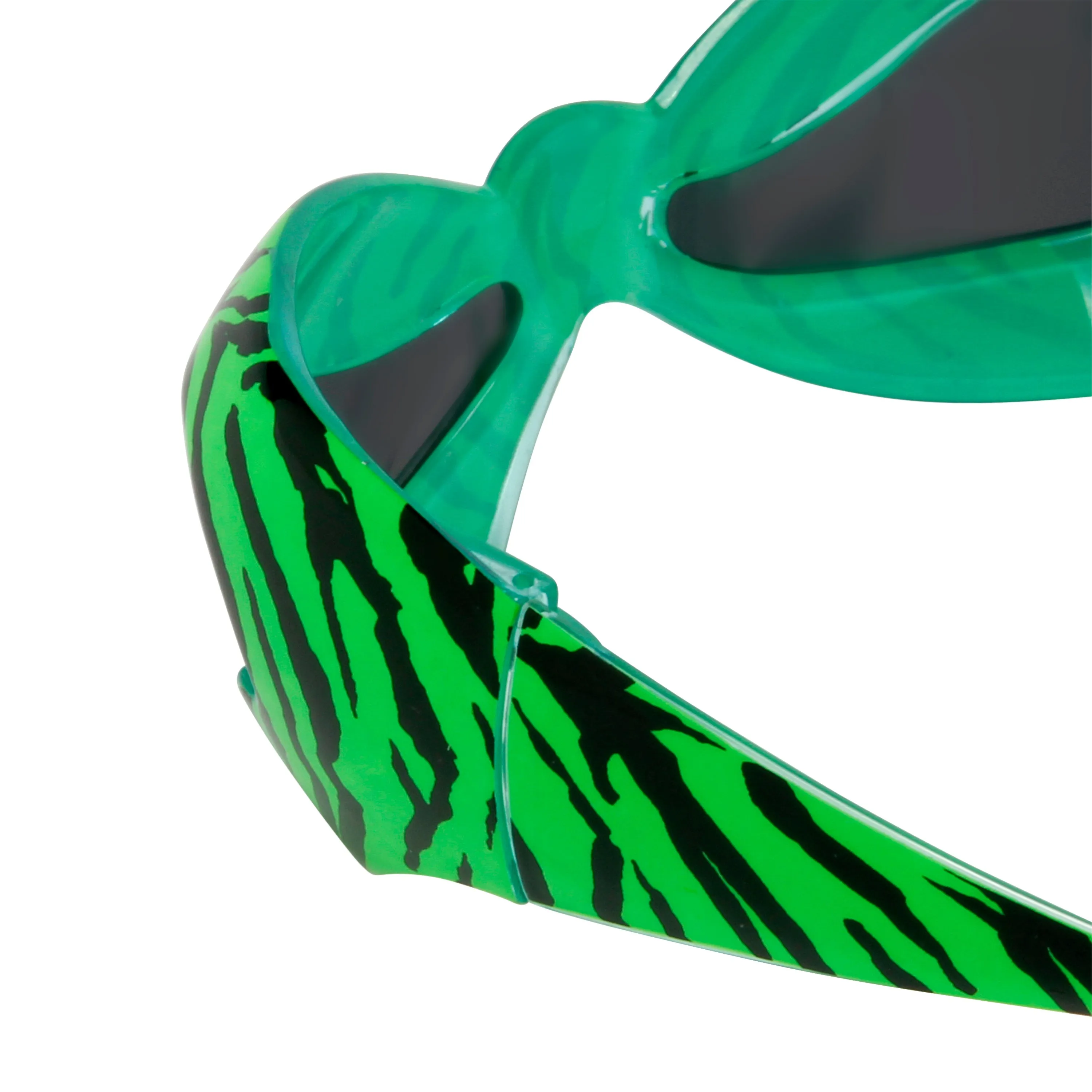 Jeremy Scott Wave Sunglasses in Green sold by Linda Farrow product image thumbnail 4