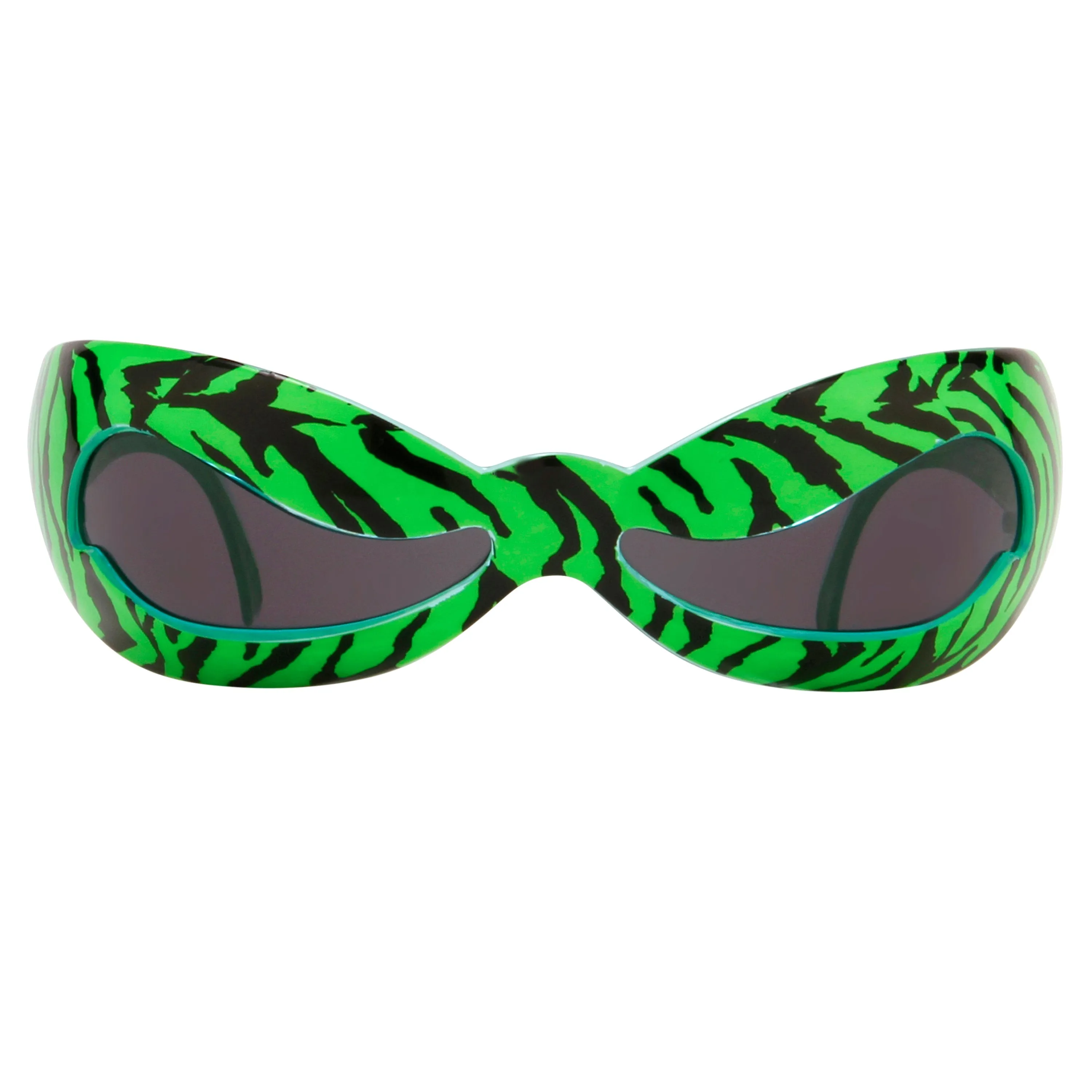 Jeremy Scott Wave Sunglasses in Green sold by Linda Farrow