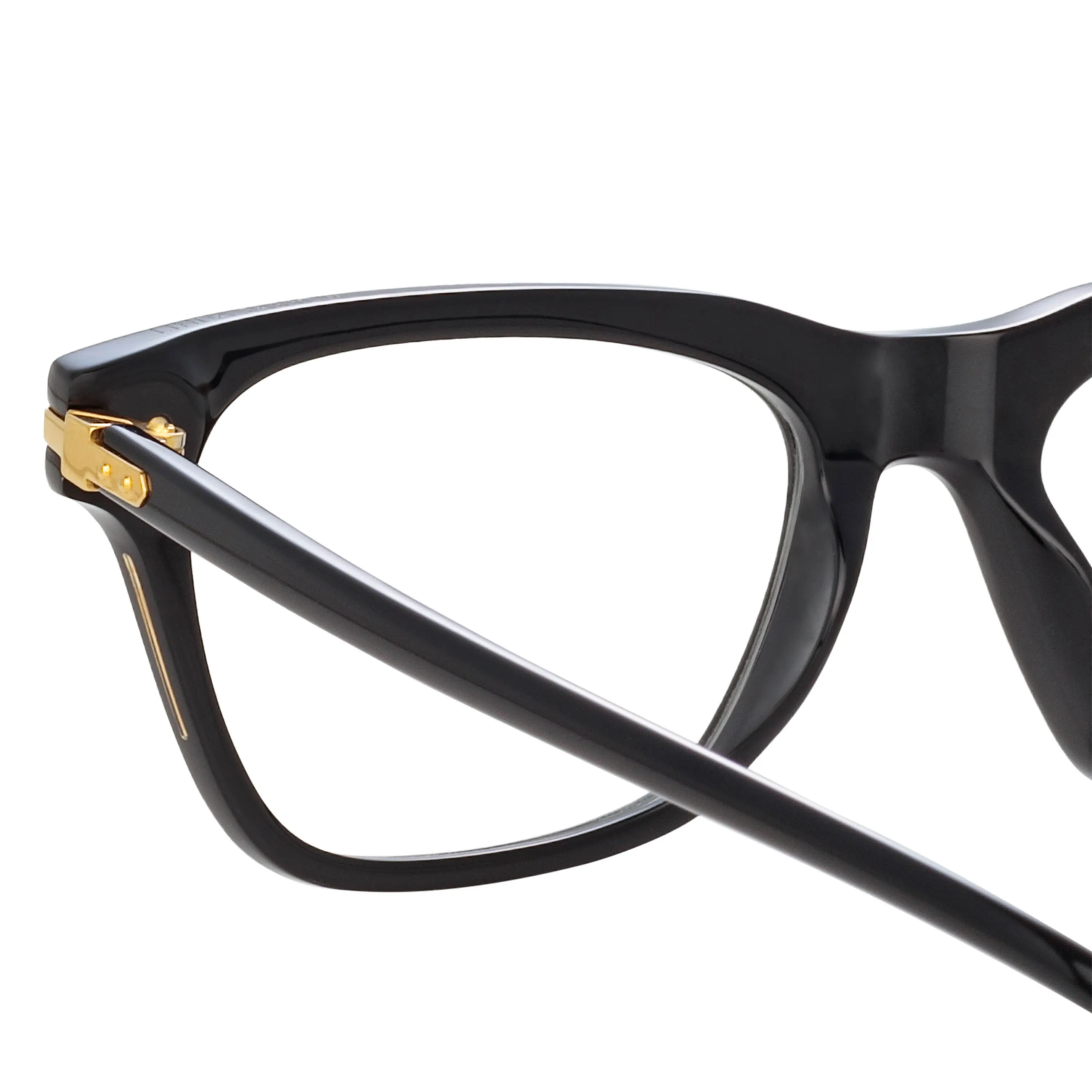 Mae Cat Eye Optical Frame in Black sold by Linda Farrow product image thumbnail 5